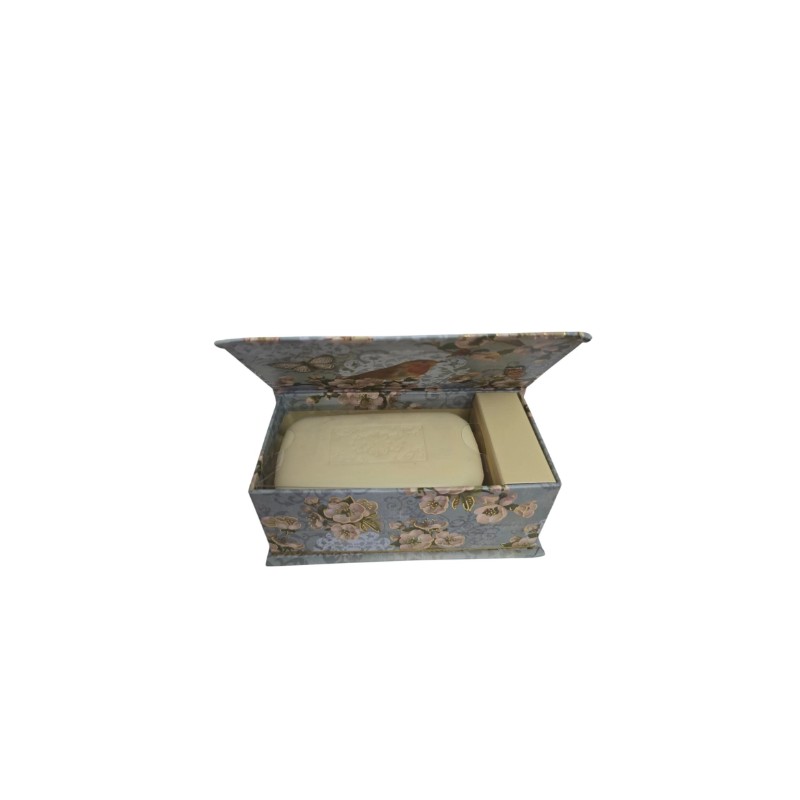 Punch Studio Merry Christmas Music Box Verbena Soap Keepsake Box