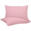 R&Z Plain Dyed Luxury Polycotton Housewife New 2 x Pillow