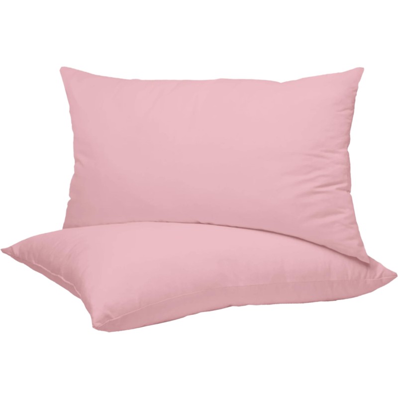 R&Z Plain Dyed Luxury Polycotton Housewife New 2 x Pillow
