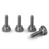 Precisiongeek Shoulder Stainless Steel Thumb Screws Knurled Head 16mm Diameter