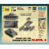 Zvezda Models 1/100 German Panzer II (Snap Kit)