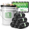 5 Gallon 180 Counts Small Strong Trash Bags Garbage Bags