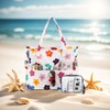 CAMTOP Waterproof Beach Tote Bag for Women Girls with Zipper