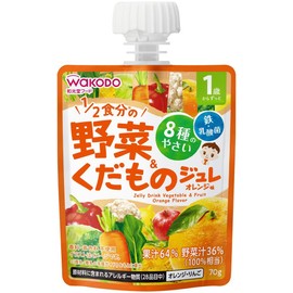 和光堂 １歳からのＭＹジュレドリンク 1/2食分の野菜＆くだもの オレンジ味 70g×3個