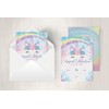 YME Unicorn Birthday Invitation Rainbow Unicorn Party Invite 20 Fill