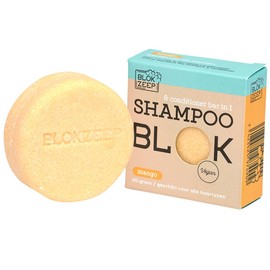 Solid Shampoo Paraben and Sulphate Free Natural Vegan Eco Friendly No Microplastics 5 Varieties for All Hair Types for Women Men Kids with Oil (Mango 2-in-1)