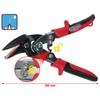 KS Tools 118.0045 Template cutting shear with lever gearing, right