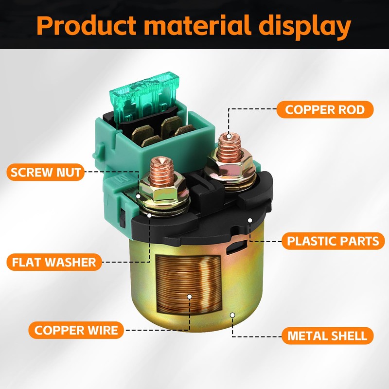 Cyleto Starter Relay Solenoid for HONDA GL1200 GOLD WING ASPENCADE