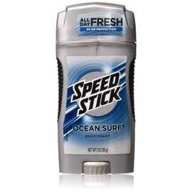 Speed Stick Clear Solid Deodorant, Ocean Surf 3 oz (Pack of 5)