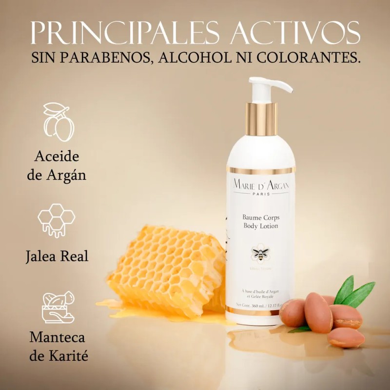 Crema Corporal Tratamiento Reafirmante Argan Y Jalea Real