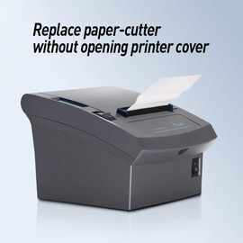 ACLAS 3'1/8 Thermal Receipt Printer 80mm w/Auto Cutter Cash Drawer ESC/POS Windows for Bill POS Receipt Printers (10 inches/sec, USB + Ethernet Serial Port)