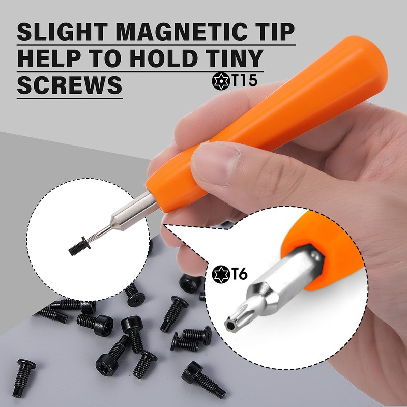 Doorbell Screwdriver Replacement,Double-Ended Screwdriver for Doorbell Replacement Bit Fit for