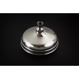 Zoe Industries Chrome Beacon 3 Rain Shower Head with S Riser Arm  - New in Box