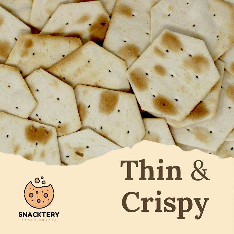 Crik Crak Crackers - Thin Crisps Crackers - Crispy Cracker