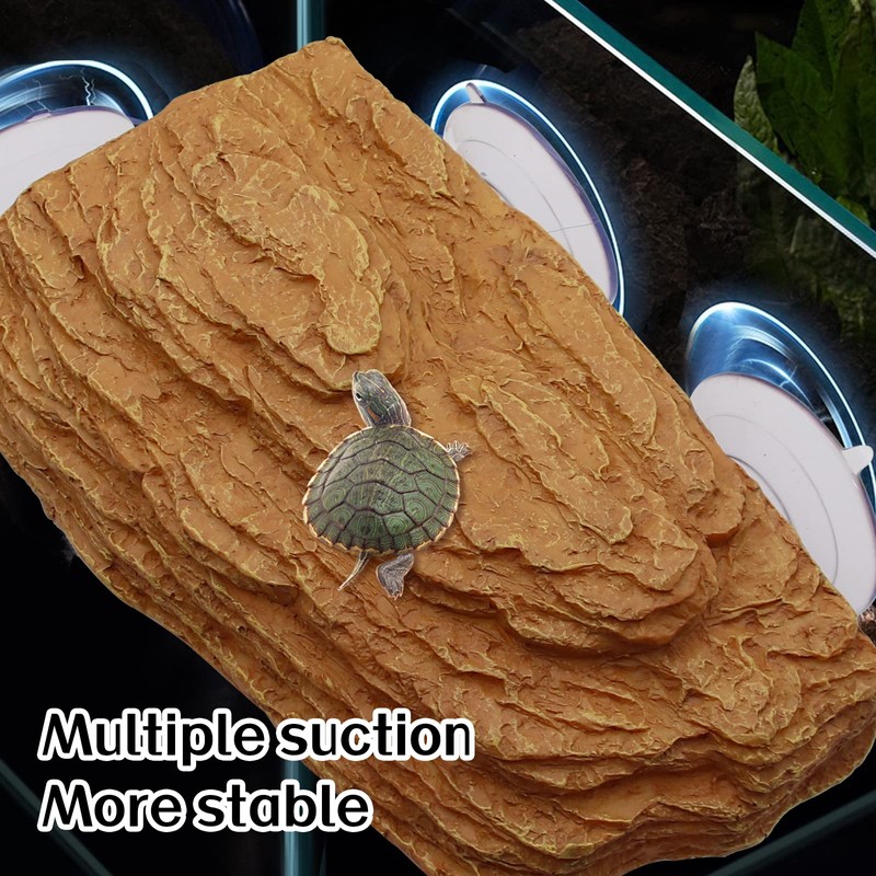 Turtle Basking Platform,Fish Tank Aquarium Tortoise Climbing Platform with 3