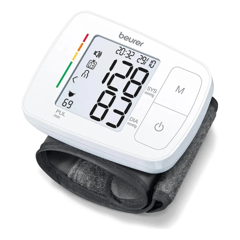 Monitor De Presin Arterial De Mueca Con Voz Bc21 Beurer