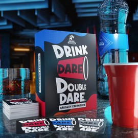 Sibling Solutions Drink, Dare, Double Dare - The Ultimate Party and Family Games for Hilarious Antics, Daring Challenges & Double The Fun (Expansion Pack)