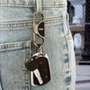 Keychain Quick Release Spring Car Key Holder with 4 Key