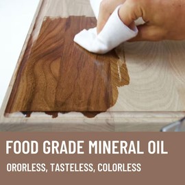 FIVE STAR MATERIALS RESOURCES Pure USP Mineral Oil |Neutral Scent & Taste-Free | All-Purpose for Skin Moisturizing, DIY Beauty, Wood Conditioning & More (4 Gallons)