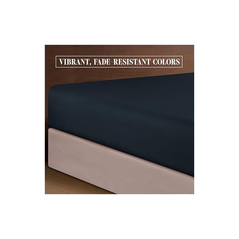BESPOLITAN INC. 1200 Thread Count 4pc King Size Egyptian Bed