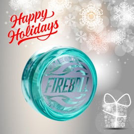 Yomega Fireball YoYo -HIGH Performance Responsive Transaxle Yoyo, Great for String Tricks for Advance Players to Perform Like Pros + Extra 2 yo yo Strings & 3 Month Warranty (Teal)