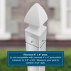 WEATHERABLES 4x4 Post Caps – Weatherproof Premium Outdoor Vinyl Post
