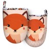 Mini Oven Mitts Cute,Silicone Oven Mitts Heat Resistant 500℉ with
