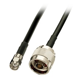 LINDY 35584 External WLAN Antenna Cable, Type-N to SMA-RP, 5m