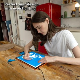 Wafer 1 Light Pad (A4) – Dimmable Brightness with Memory Function – Ideal for Artists, Designers & Crafters