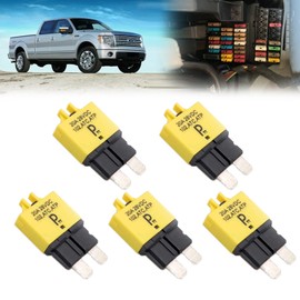 PTT 20A Automotive ATC/ATO Circuit Breakers T3, Manual-Reset (5pcs)