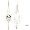 WeedGuard Outdoor Plant Hanger Macrame – Handcrafted Knotted Lifting Rope