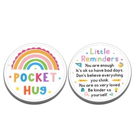 Back to School Gift Coin Pocket Hug for Students Teens Boys Girls First Day of School from Parents Mom Dad Teacher Graduation Birthday Gift for Son Dorm Room Essentials for Guys
