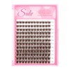 Color Brown Eyelash Clusters Mixed Size 10/12/14/16mm False Eyelashes C