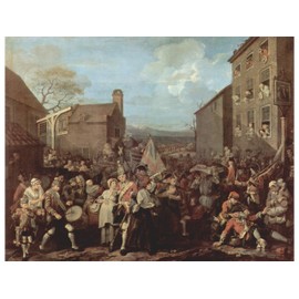 The March of The Guards to Finchley by William Hogarth