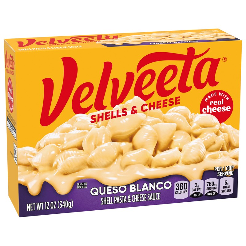 Velveeta Shells & Cheese Queso Blanco Shell Pasta & Cheese