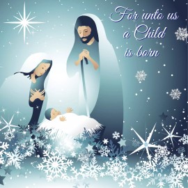 Sign Me Up By Diana For Unto Us A Child is Born Nativity Christmas Sign or Door Hanger