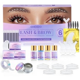 Kit De Lifting De Pestañas, Rizador De Pestañas Profesional, 2 En 1 Extensión De Pestañas Y Lifting De Cejas                                          