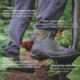 Dryshod Men's Legend Camp Ankle Boot - Moss/Grey Size 7