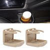 2pcs Foldable Car Cup Holder Vehicle Door Drink Holder with
