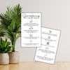Dermaplaning Aftercare Instruction Cards | 50 pk 2x3.5” Minimalist Facial