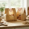 HiCivan 15.7x10.2x5.1in Extra Large Paper Bread Bags for Homemade Bread