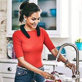 Wireless Bluetooth Music Shoulder Speaker for Wiko View 3 Smartphone - Black