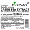 Nutrics® 42,000mg (per Capsule) Green Tea Extract 98% Polyphenols 90%