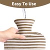 DICEVER Hot Water Bottle, 2L Hot Water Bag with Cover,