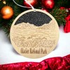 National Parks Ornament Wood Laser Engraved – Unique Wooden Holiday