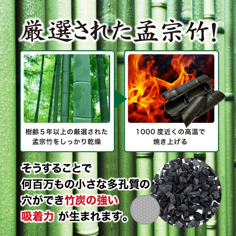 Bamboo Charcoal Shoe Deodorizer, Mint Blue, 2 Charcoal Gray