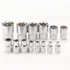 FLZOSPER 14 Pieces Female E-TORX Star Socket Set, E4 -
