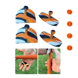 hurifeng 4 Pack Golf Grip Trainer Aid – T Grip Golf Swing Training Aid for Correct Hand Position, Golf Club Grip Posture Trainer, Portable Golf Training Equipment for Indoor & Outdoor Practice