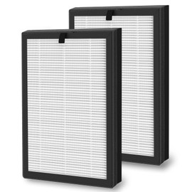 2 Pack ClearAir-A5 Replacement Filter Compatible with VEWIOR ClearAir-A5 H13 True HEPA Air Cleaner for Wildfire, smoke, Pets, Pollen and Odor