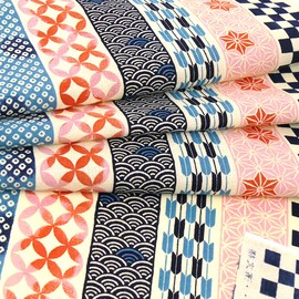 Hamamonyo Tenugui, Auspicious Pattern Stripes